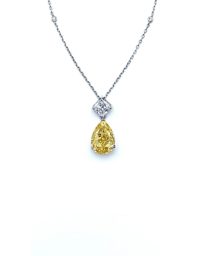 YD Damla Taşlı Prenses Kolye