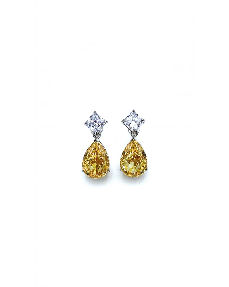 YD Damla Taşlı Prenses Küpe