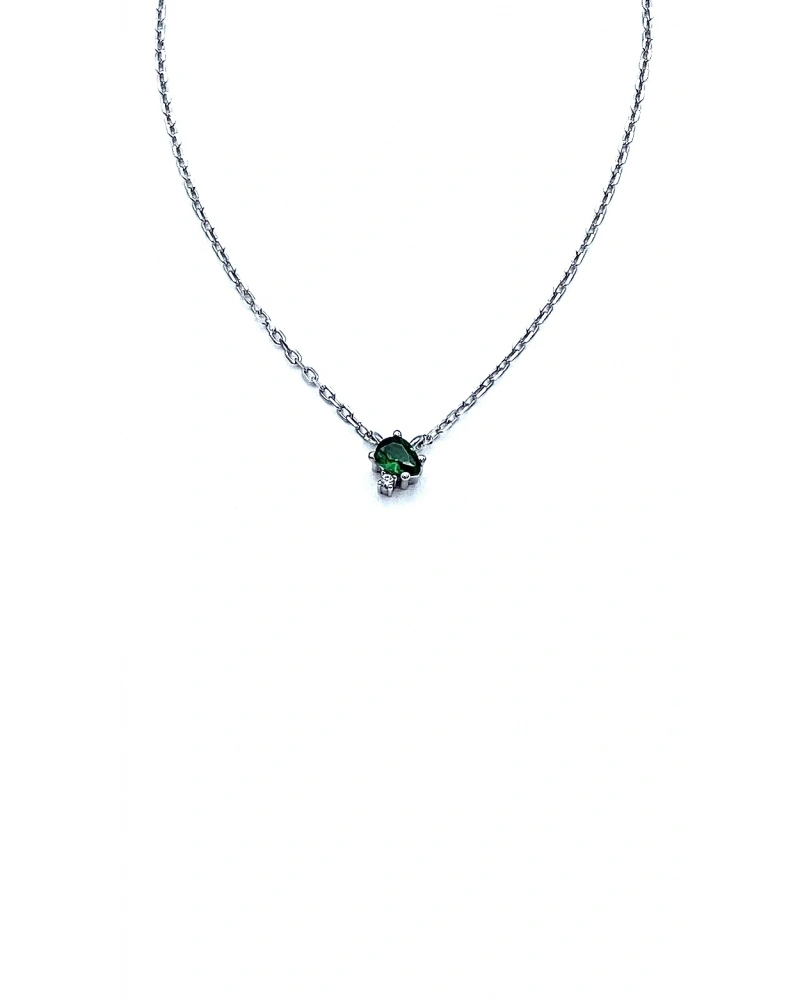 Yeşil Mini Damla Kolye