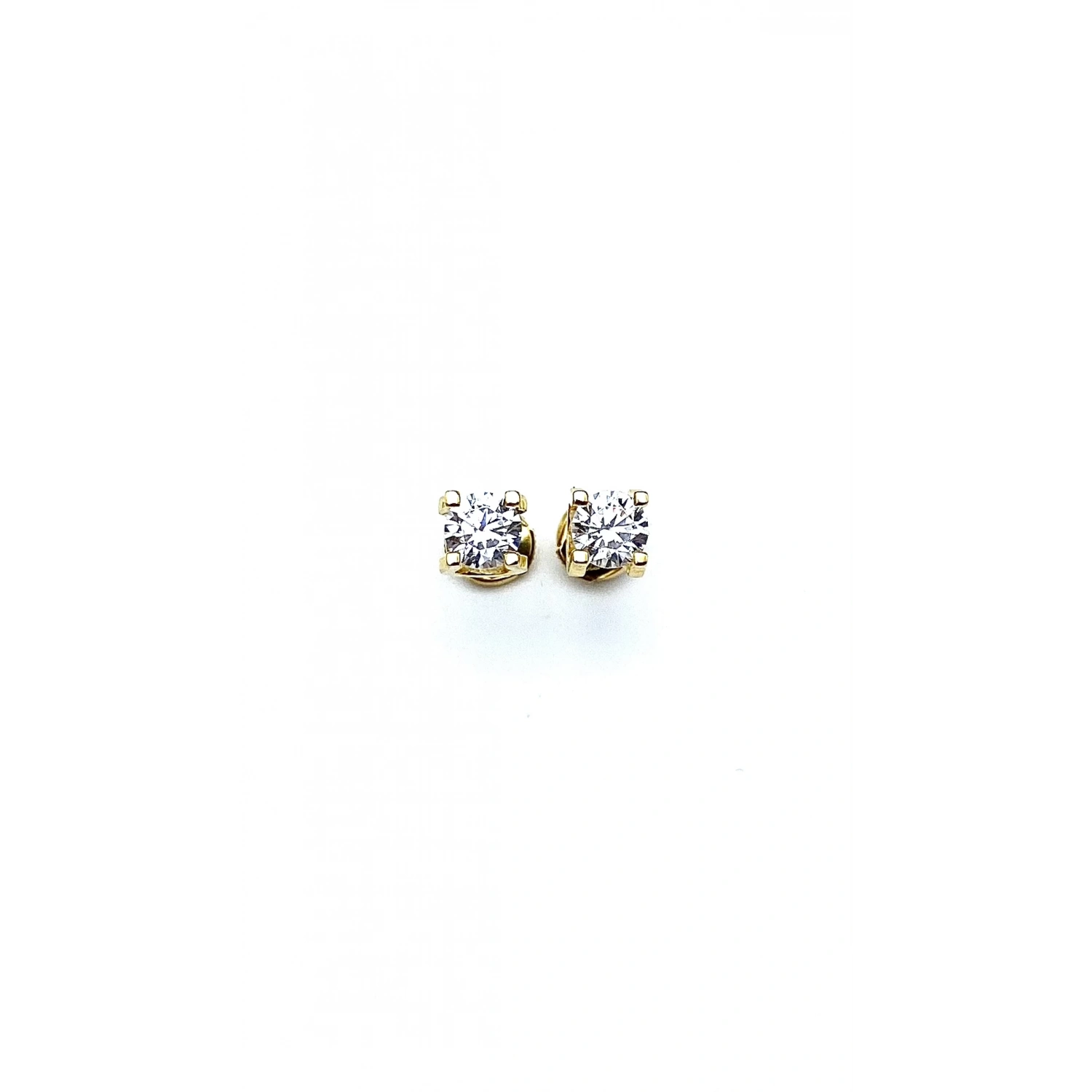 0.5 ct C Tektaş Küpe