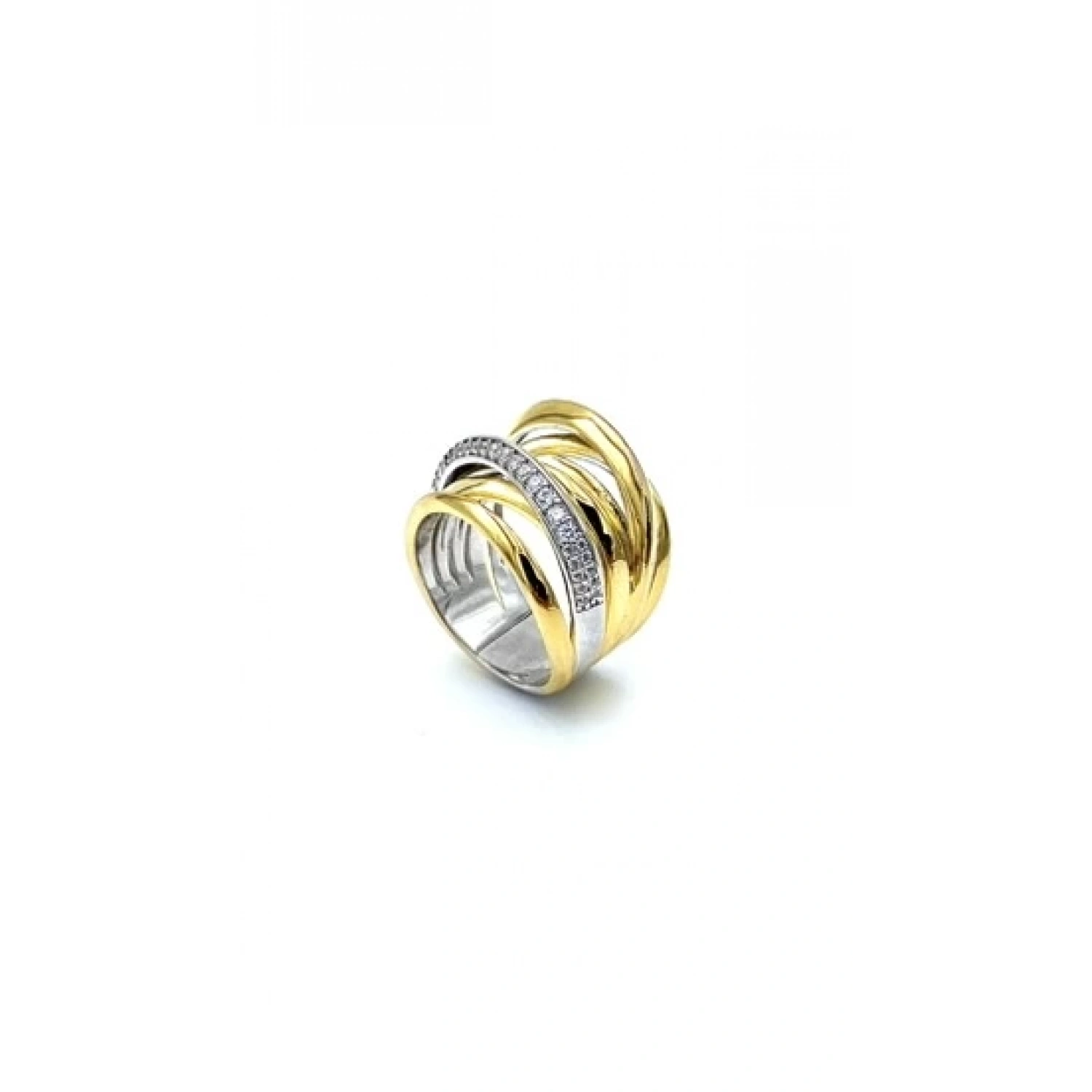 1 Sıra Taşlı 2 Renk Yüzük