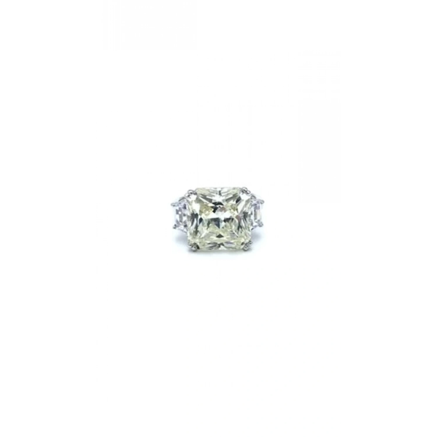 10ct Prenses Tria Mozanit Yüzük