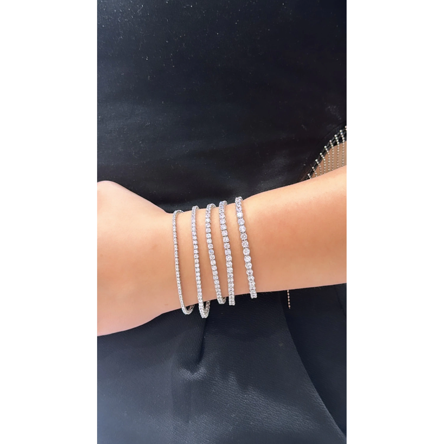 2,5mm Zirkon Suyolu Bileklik