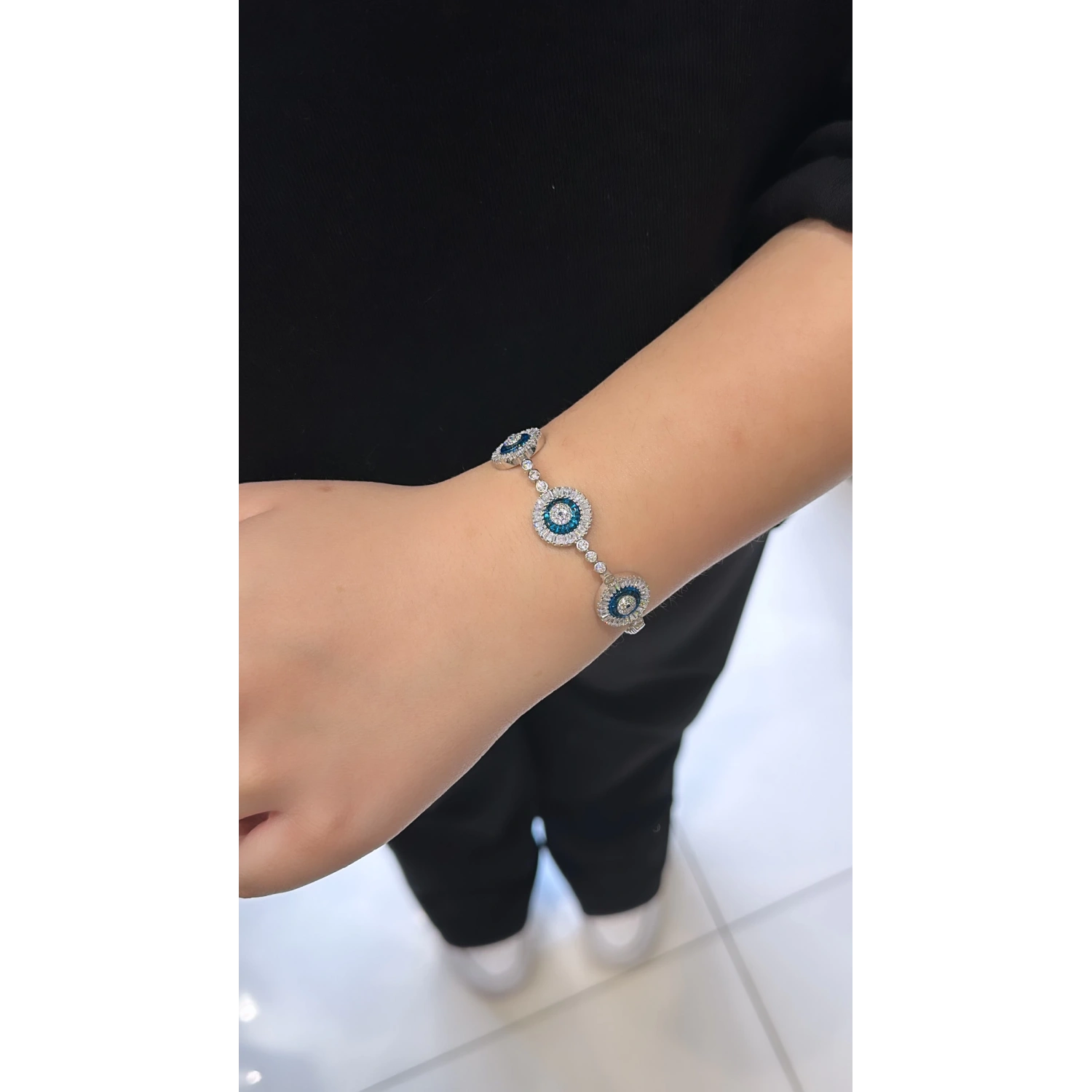 3 Baget Camgöz Gömme Suyolu Bileklik