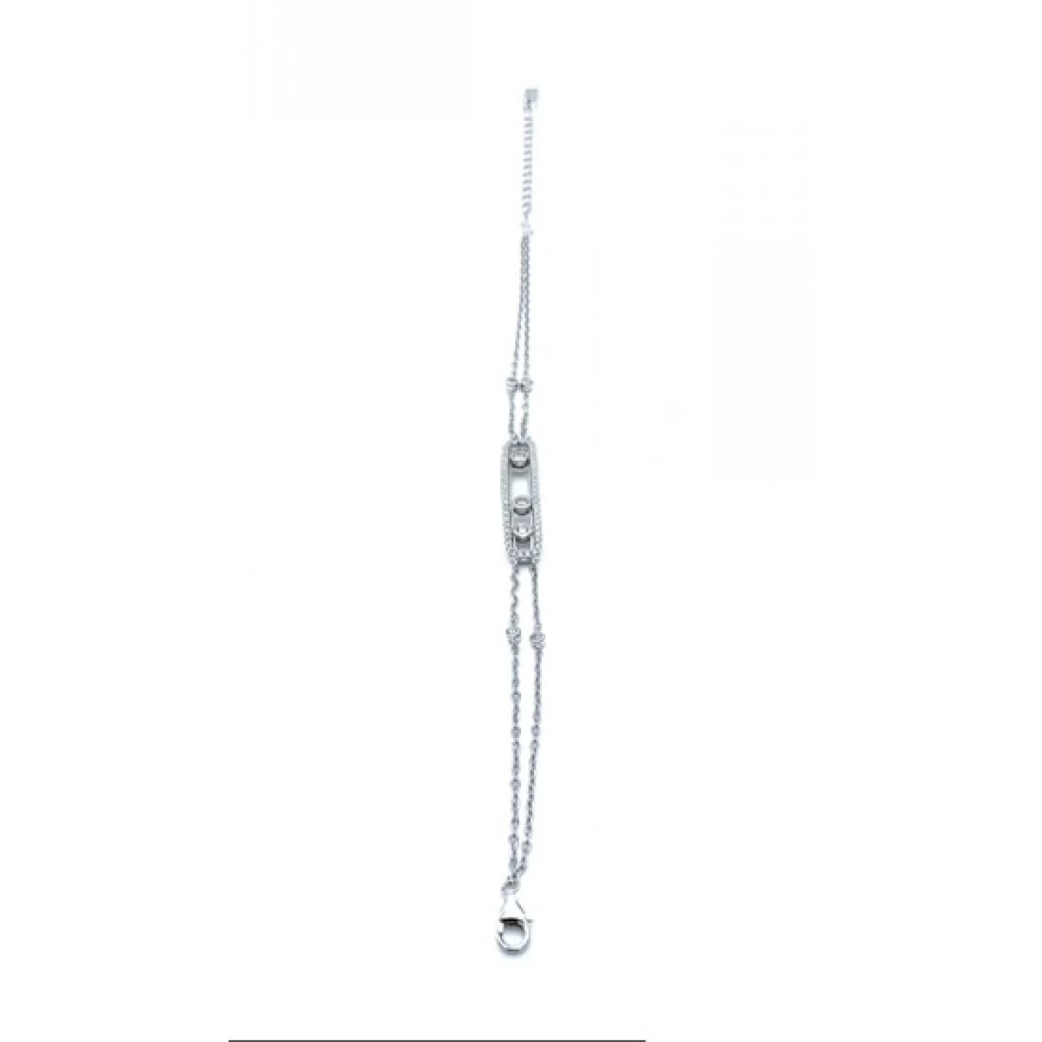 Taşlı Plaka Messi 2 Zincir Bileklik