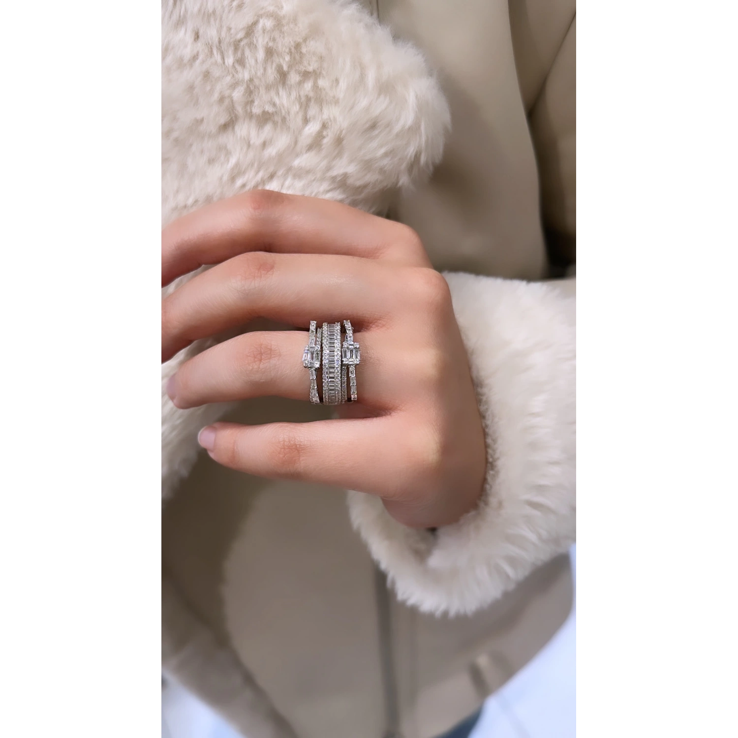 3 Sıra Duo Baget Yüzük