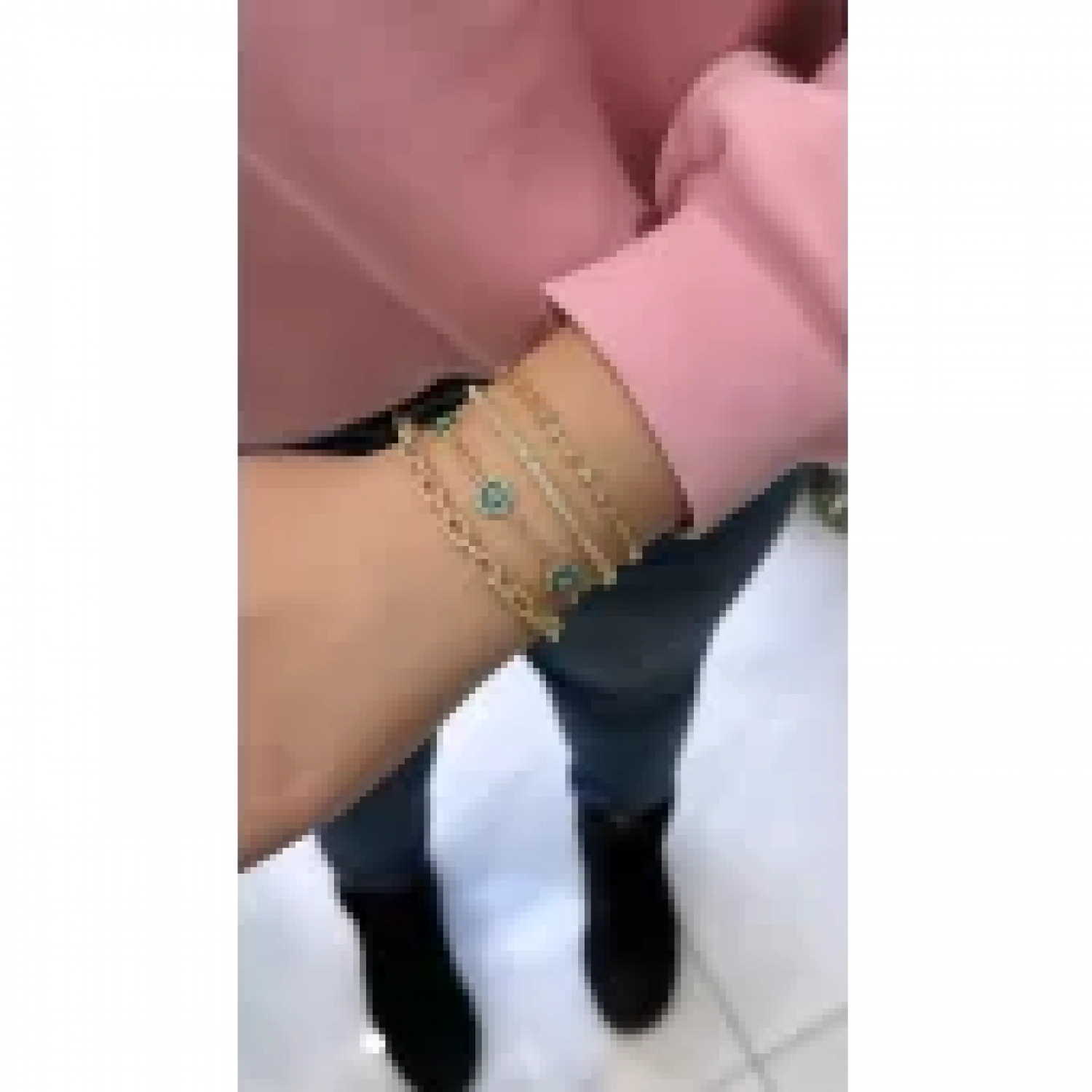 3lü Camgöz Suyolu Bileklik