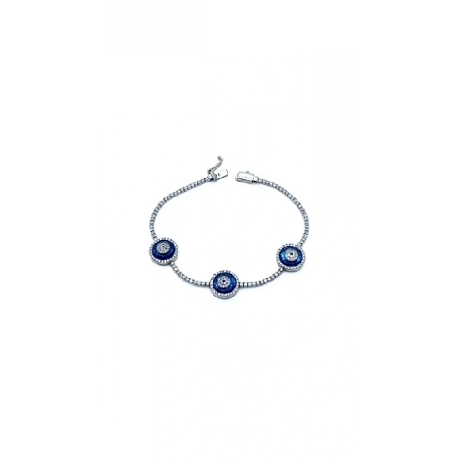 3lü M Camgöz Suyolu Bileklik