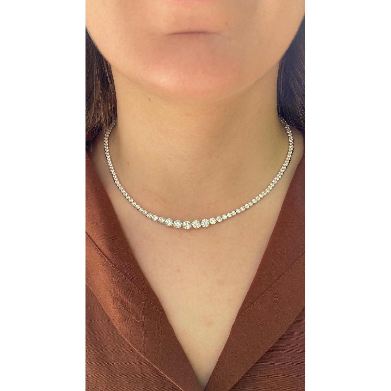 3mm Süzme Zirkon Suyolu Kolye