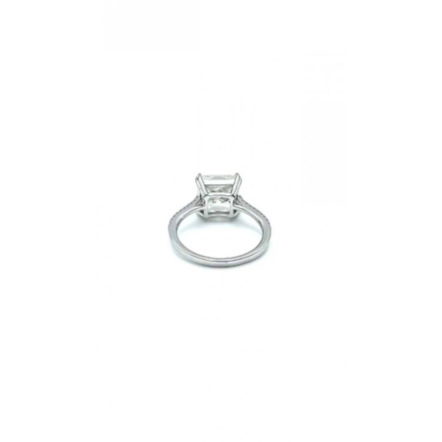 4ct Prenses Tek Taş Mozanit Yüzük