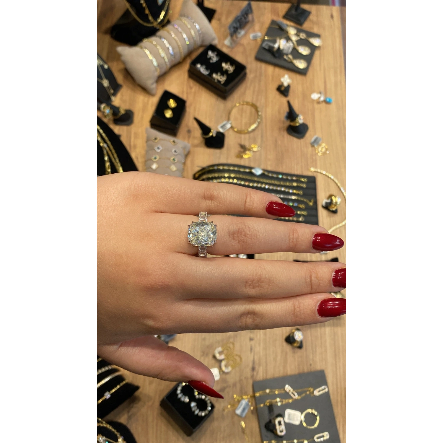 Mozanit Di Tektaş Tamtur Yüzük