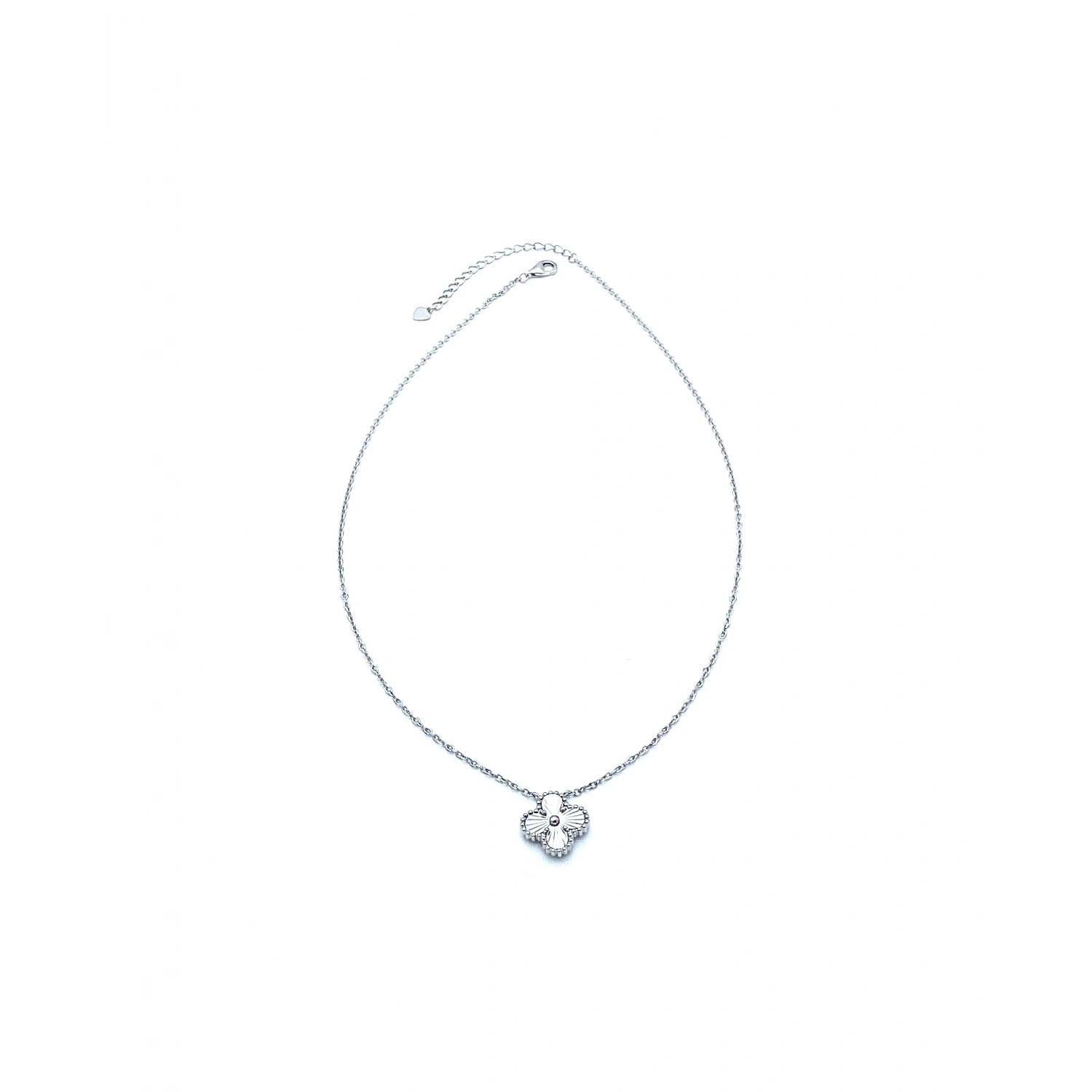 Taşsız Lazer Yonca Kolye