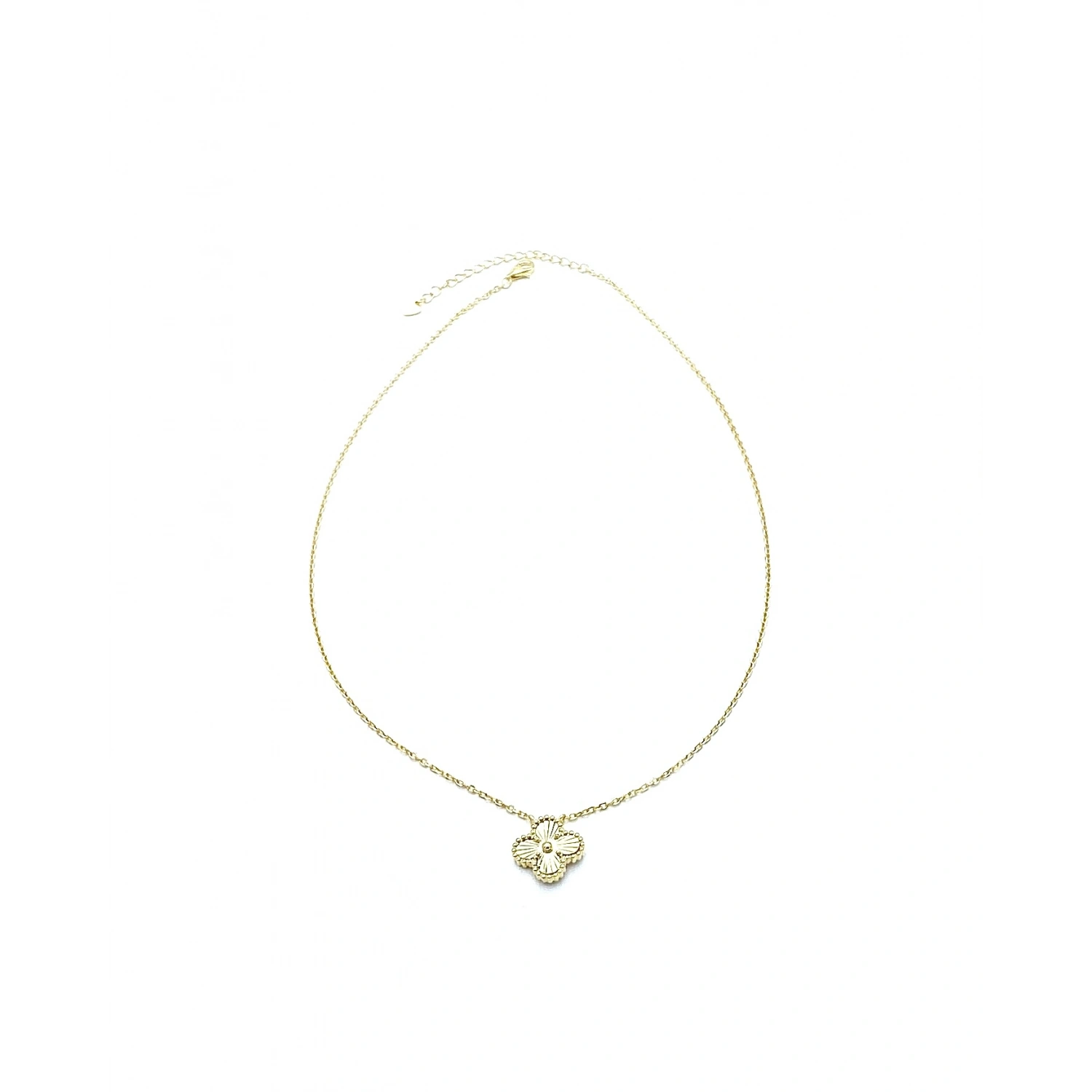 Taşsız Lazer Yonca Kolye