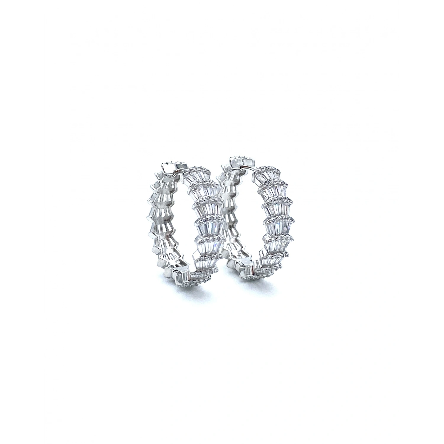 Baget 2,5cm İstiridye Tamtur Halka Küpe