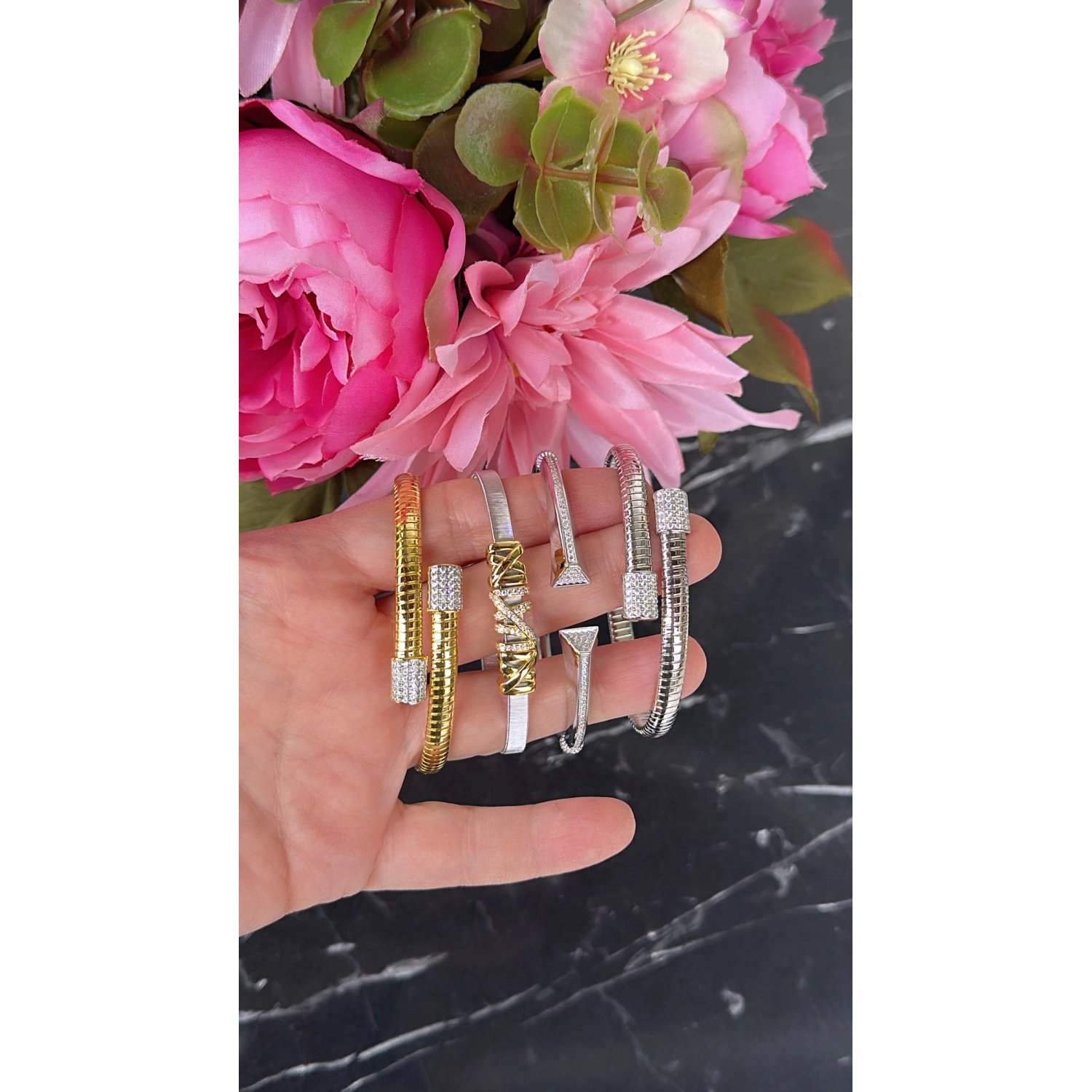 Duo Colour Chain Kelepçe