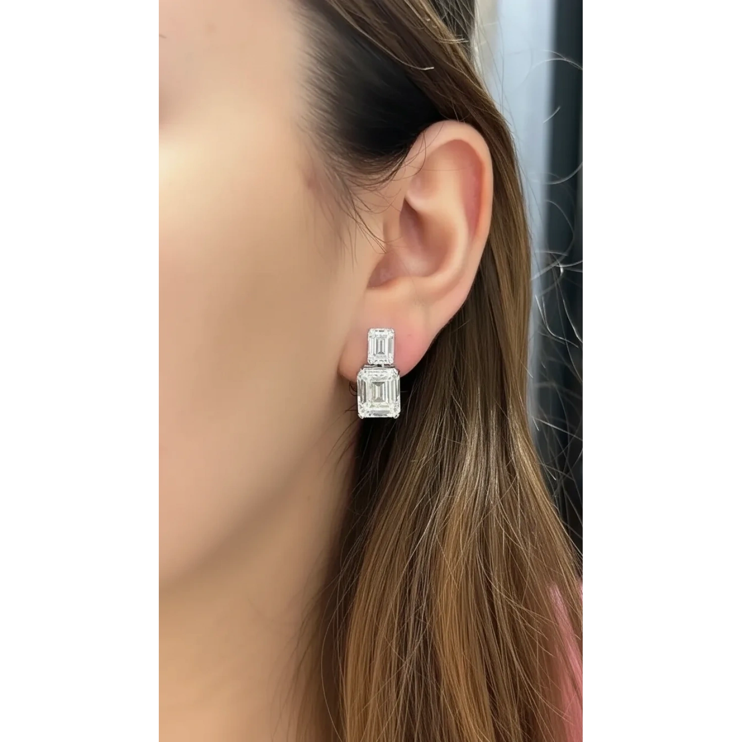 Deep Duo Di Mozanit Küpe