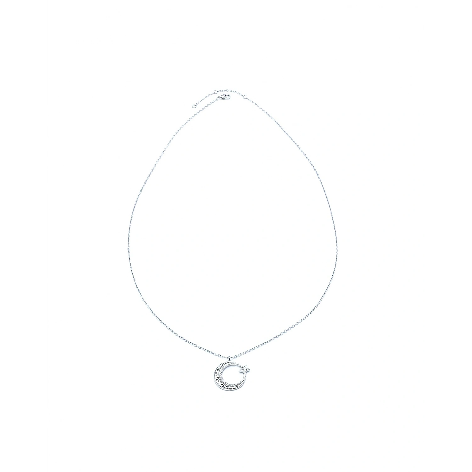 Taşlı Ayyıldız Kolye