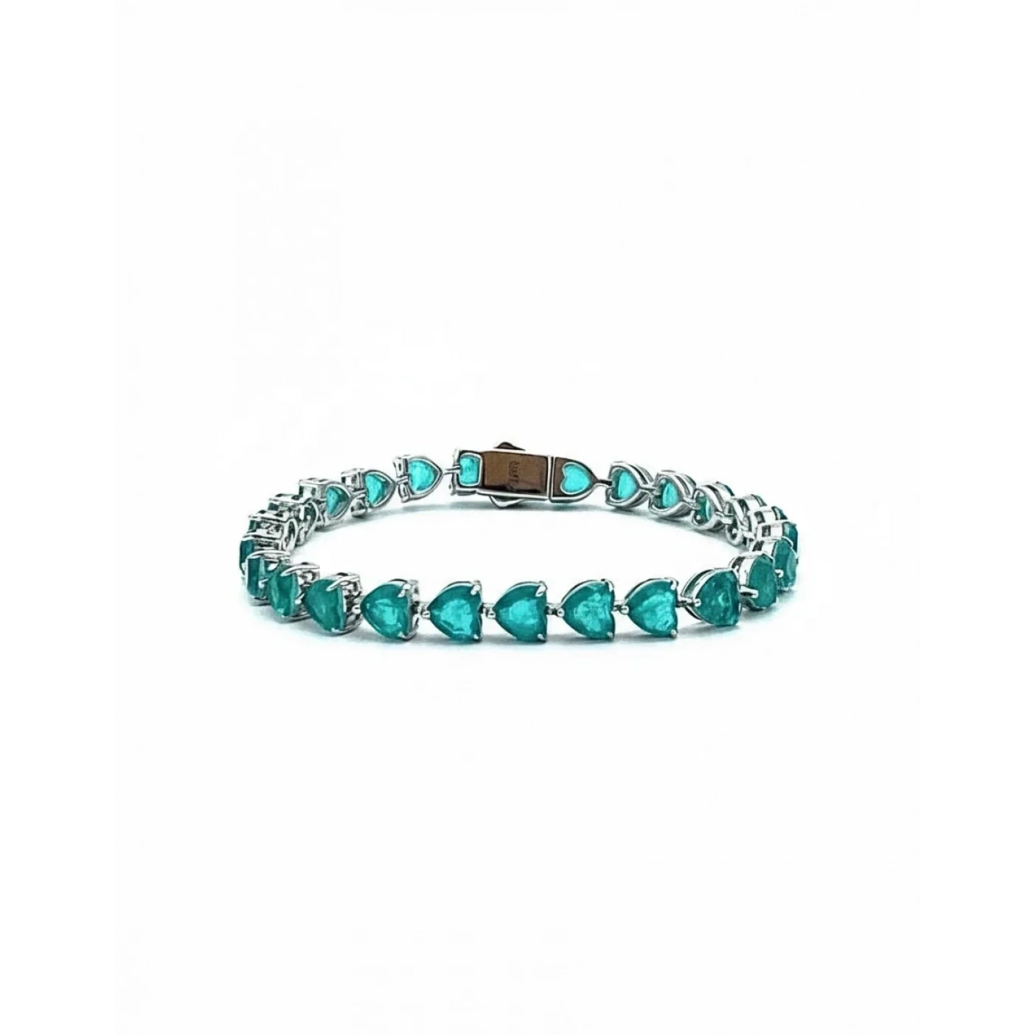 Zümrüt Paraiba Love Suyolu Bileklik