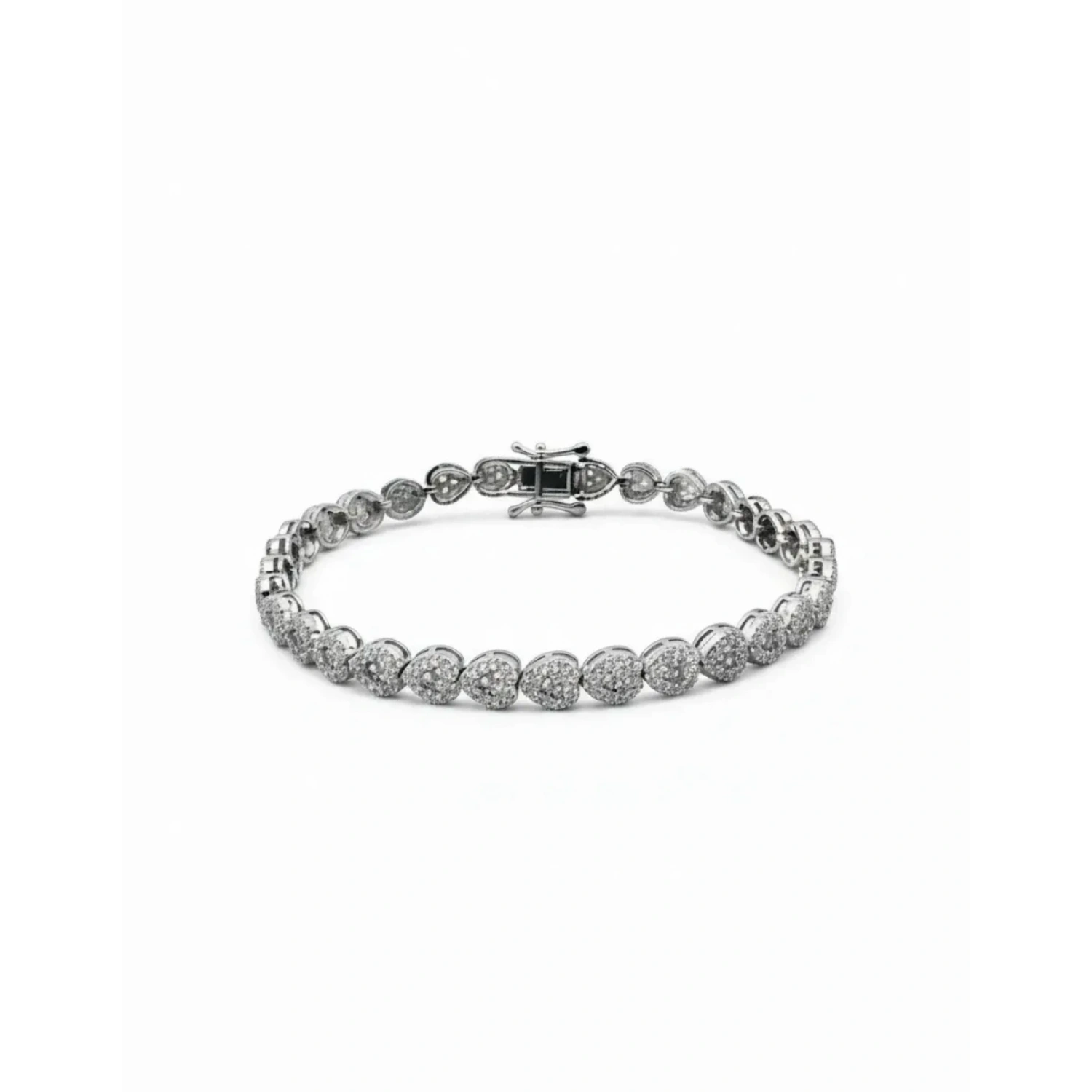 Taşlı Kalp Suyolu Bileklik