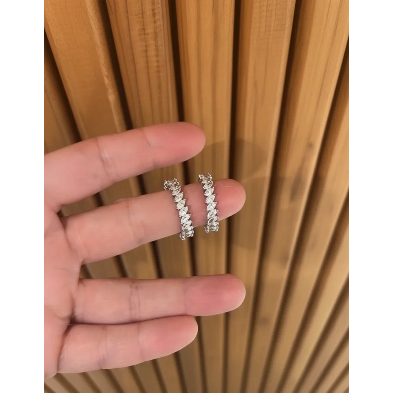 Mozanit Markiz 2ct Tamtur Yüzük