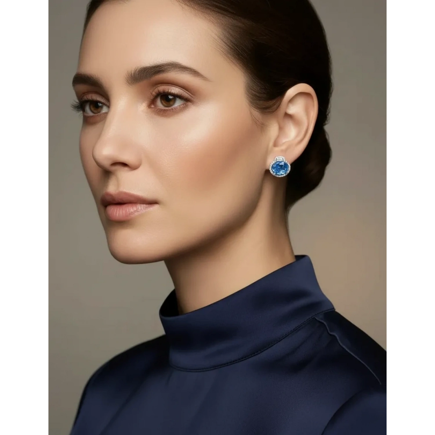 Blue Diamond Ovy Küpe