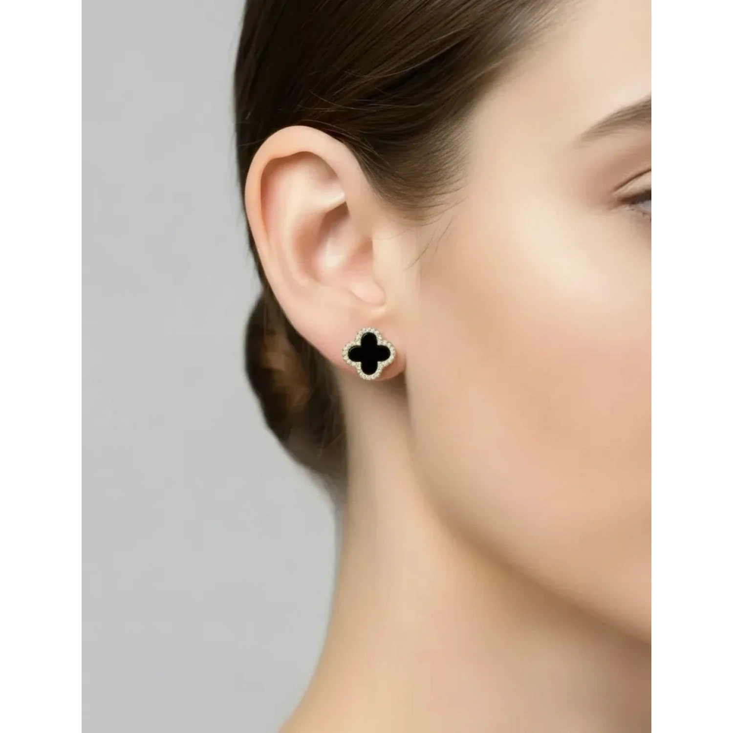 Black Yonca ARO L Küpe