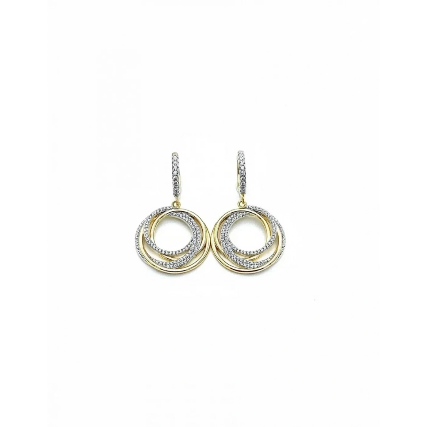 Yarı Taşlı Forever Küpe