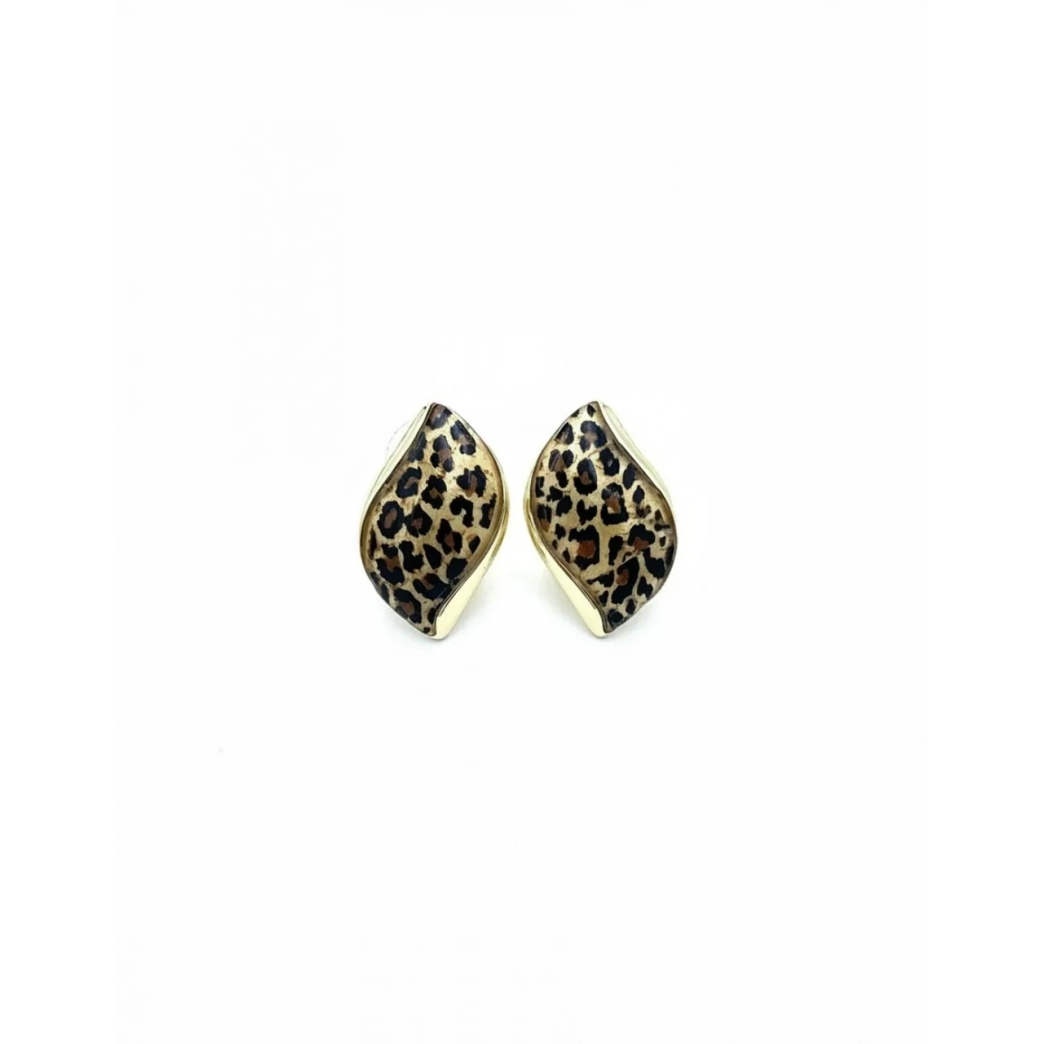 Elegant Seri 8 Leopar Leaf Küpe