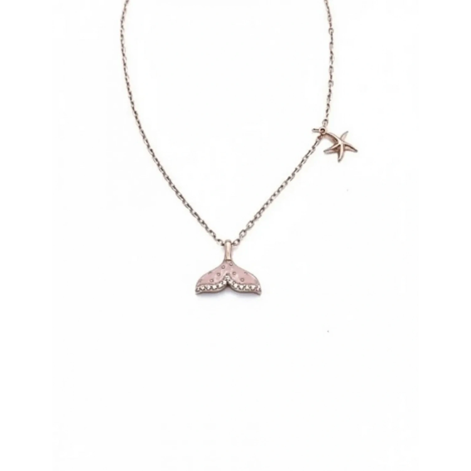 Mineli Balık Kuyruğu Kolye