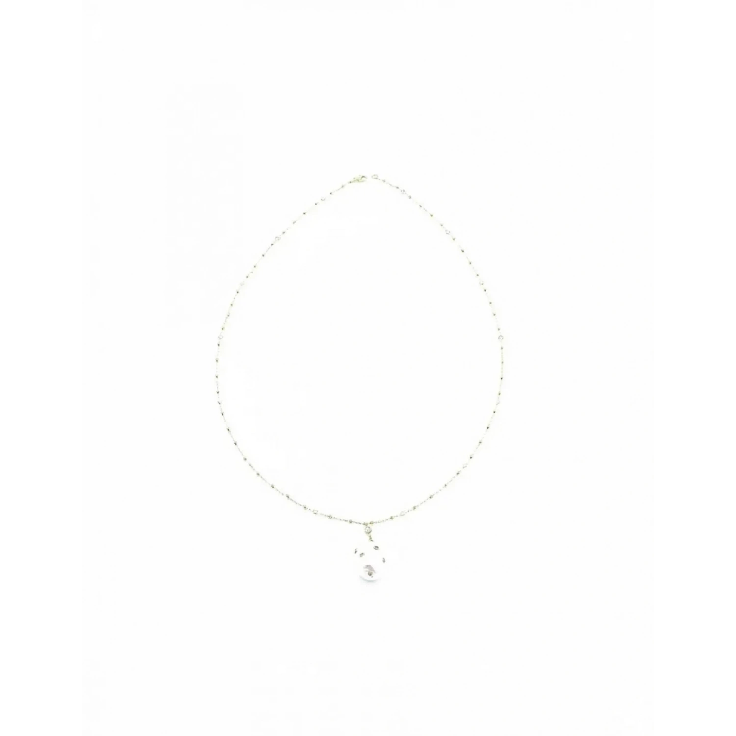 Taşlı Barok İnci Tif Zincir Kolye