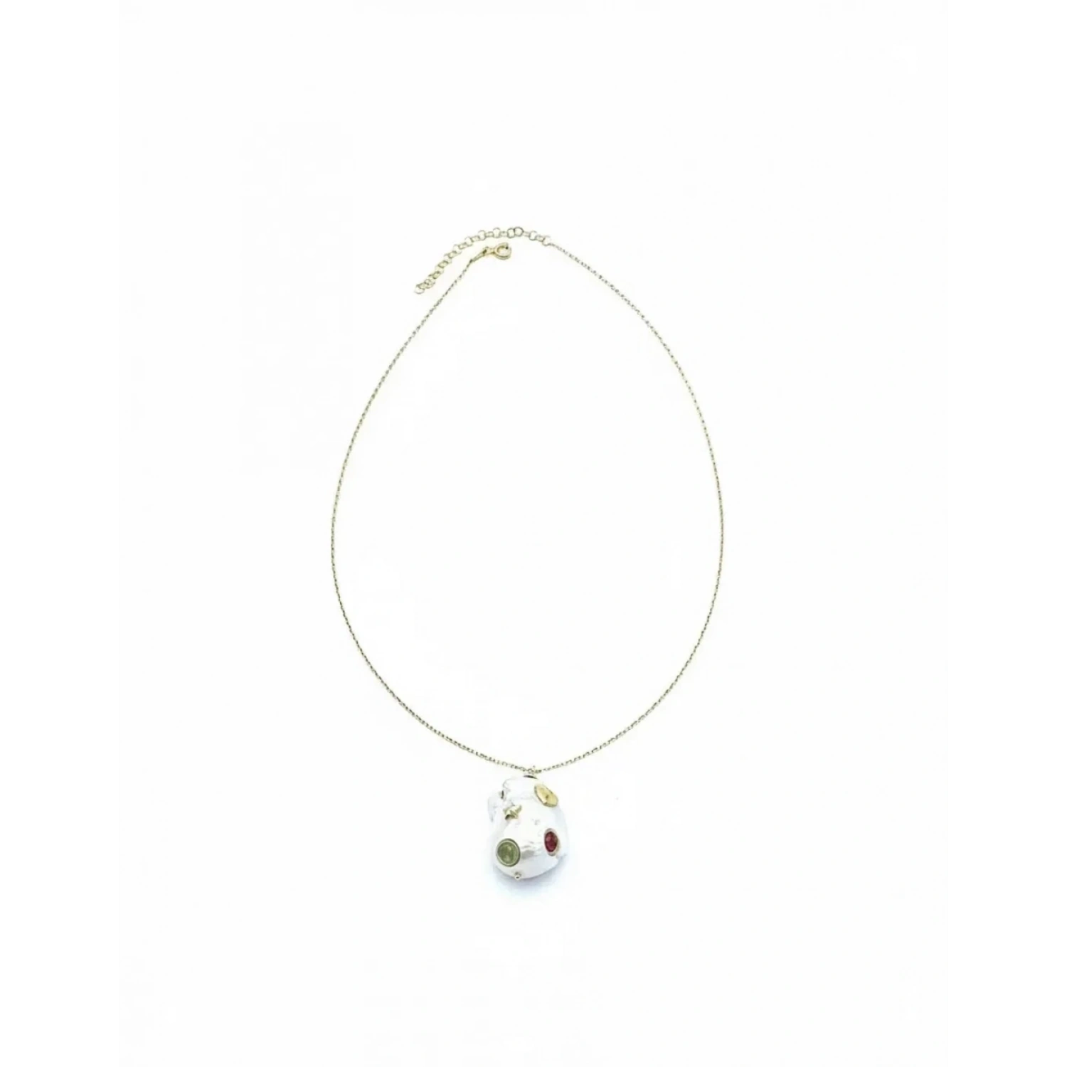 Star Turmalin Barok İnci Kolye