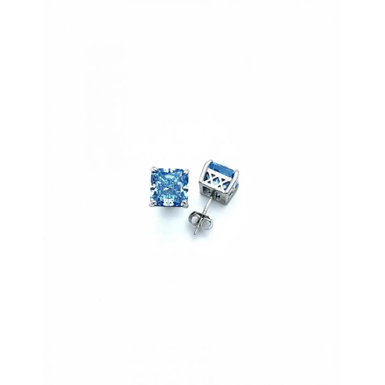 BD 2ct Prenses Tektaş Küpe