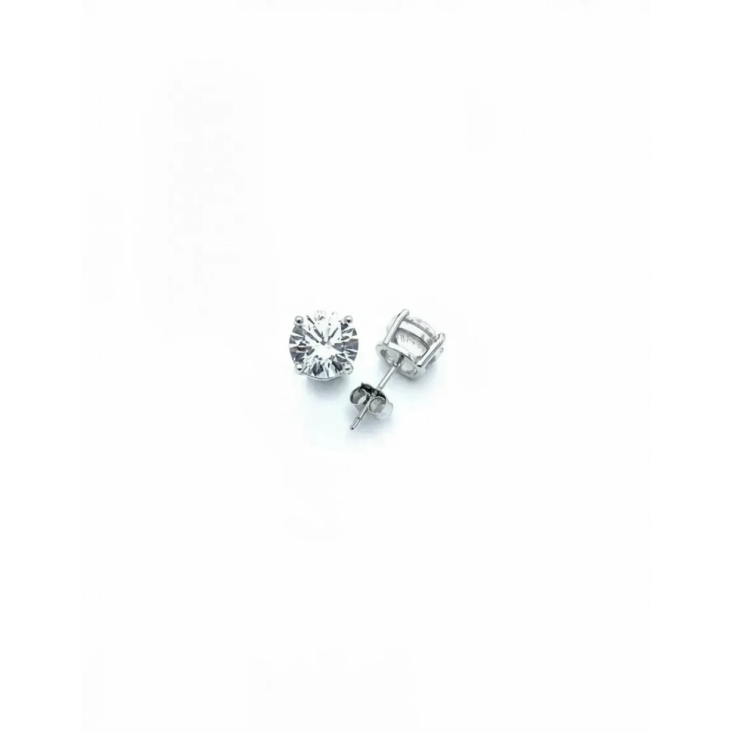 Mozanit 2ct Tektaş Küpe