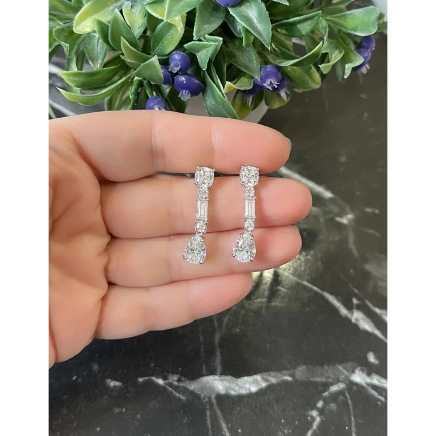 Mozanit Damla Di Laura Küpe