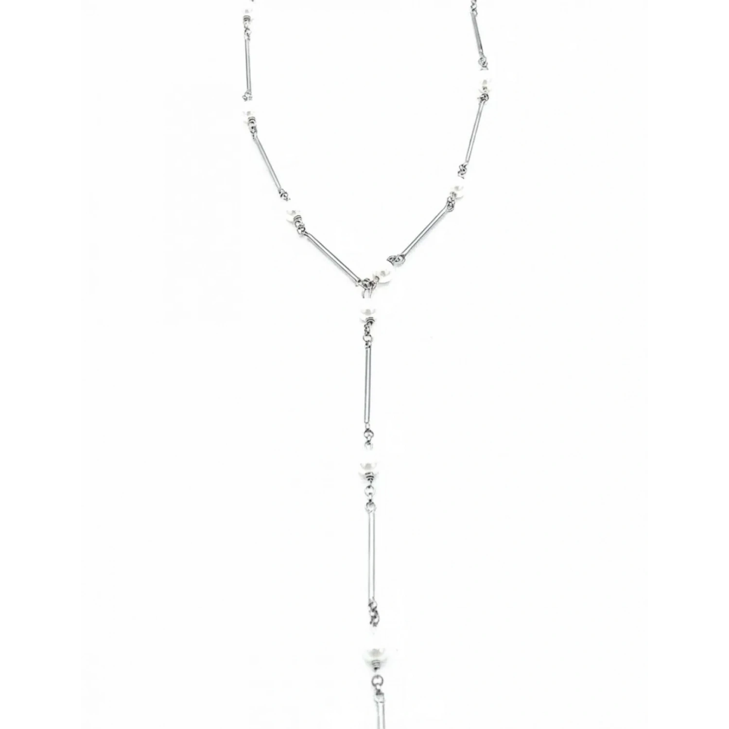 İnci Çubuklu Y Kolye