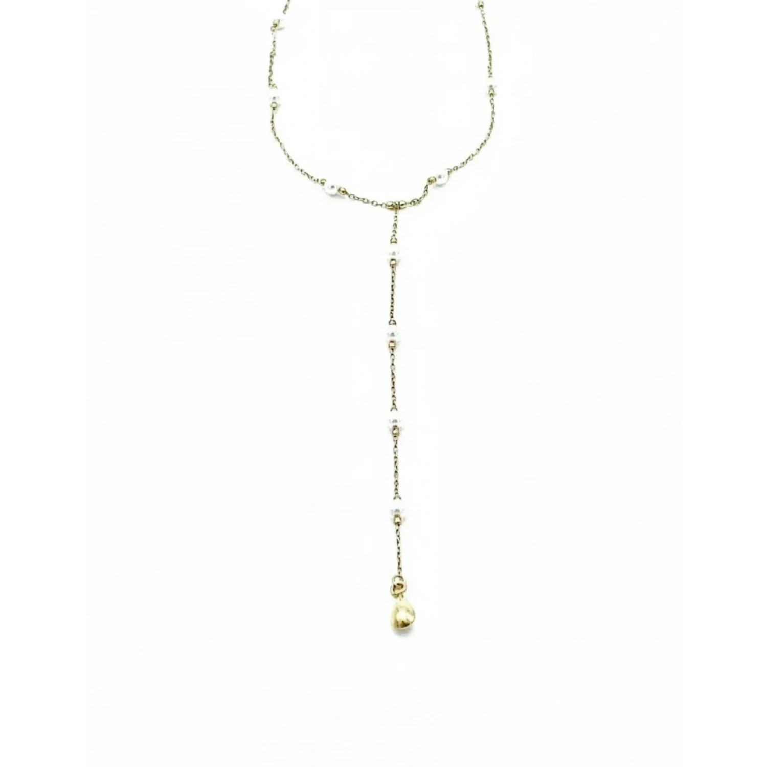 Damla Sallantılı İnci Y Kolye