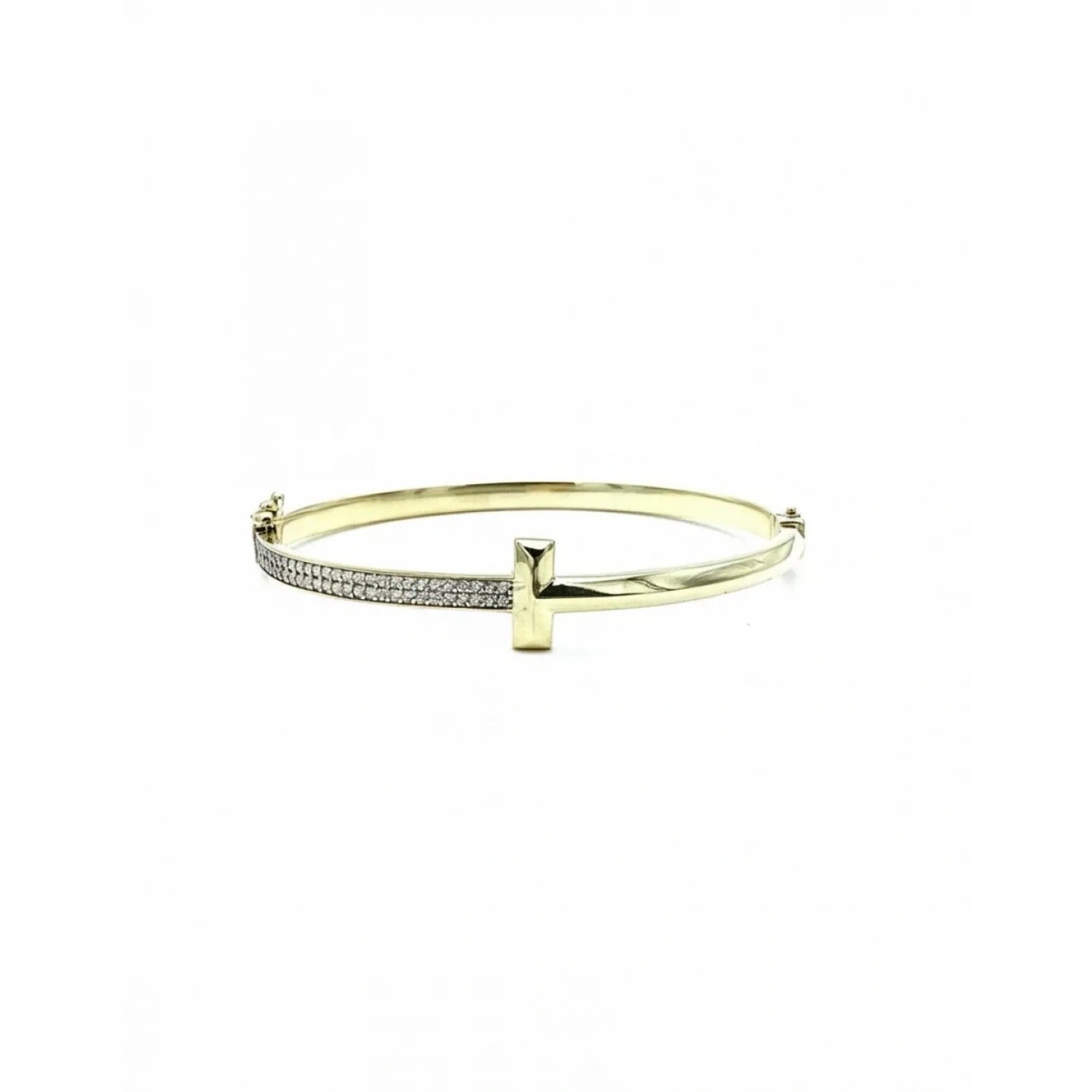 Yarısı Taşlı T Kelepçe