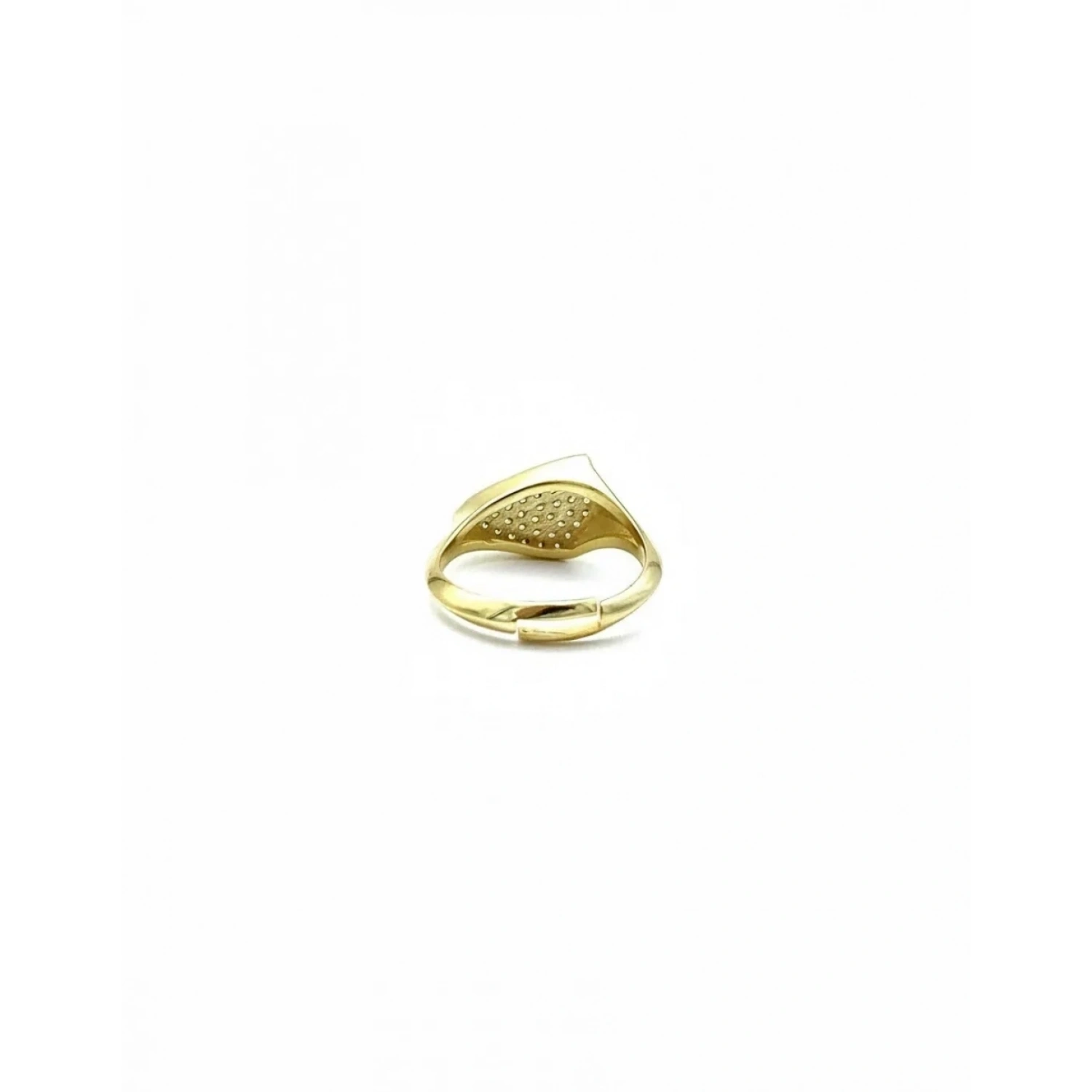 Taşlı Geo Damla Küçük Parmak Yüzük