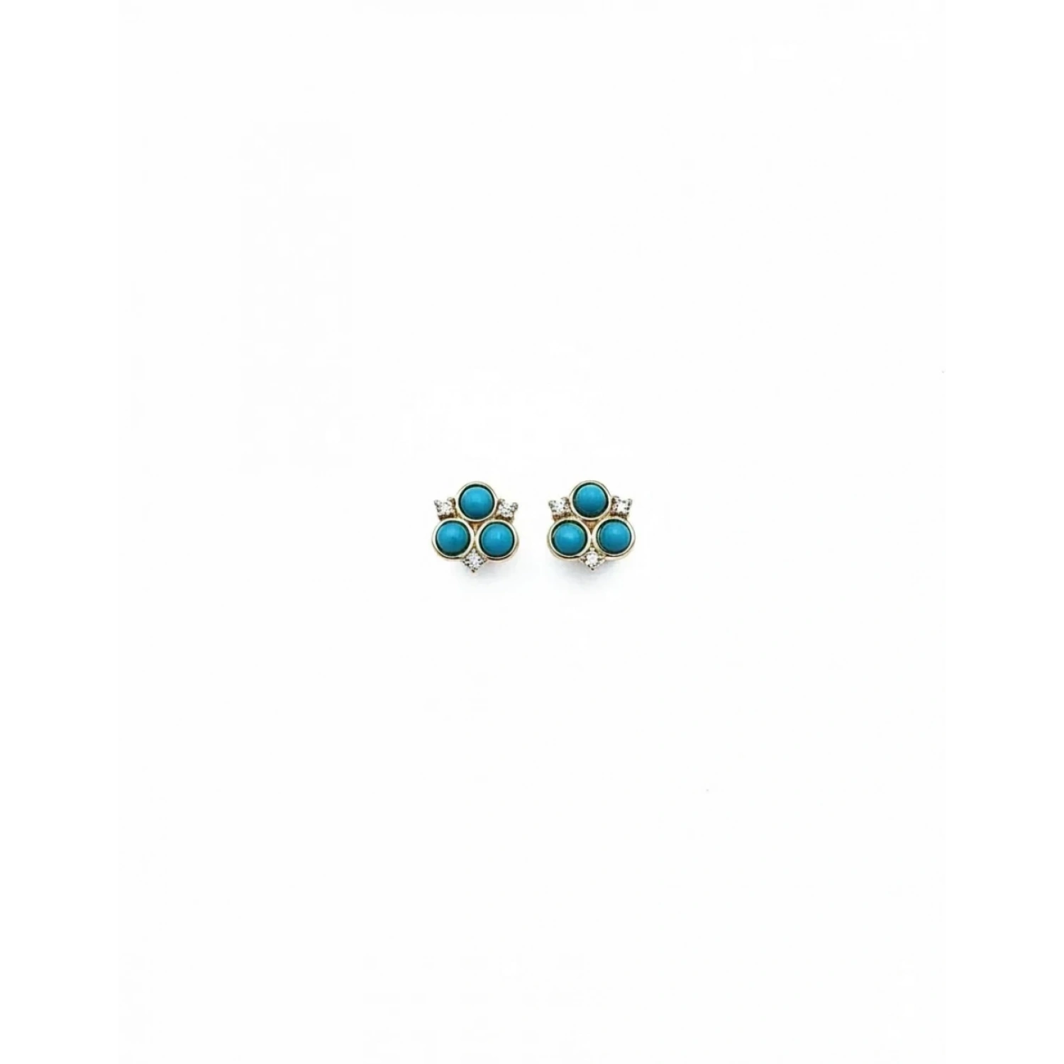 Sophie Firuze 3 Dots Küpe