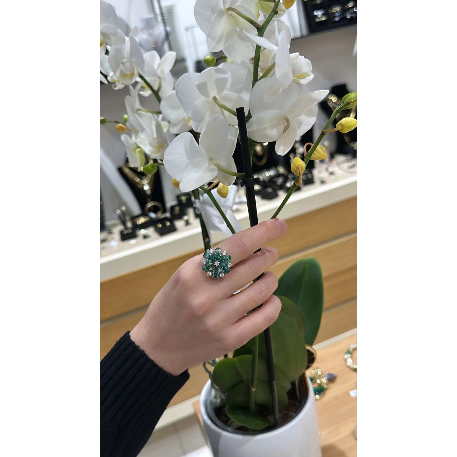 Alex Damla Çiçek Yüzük