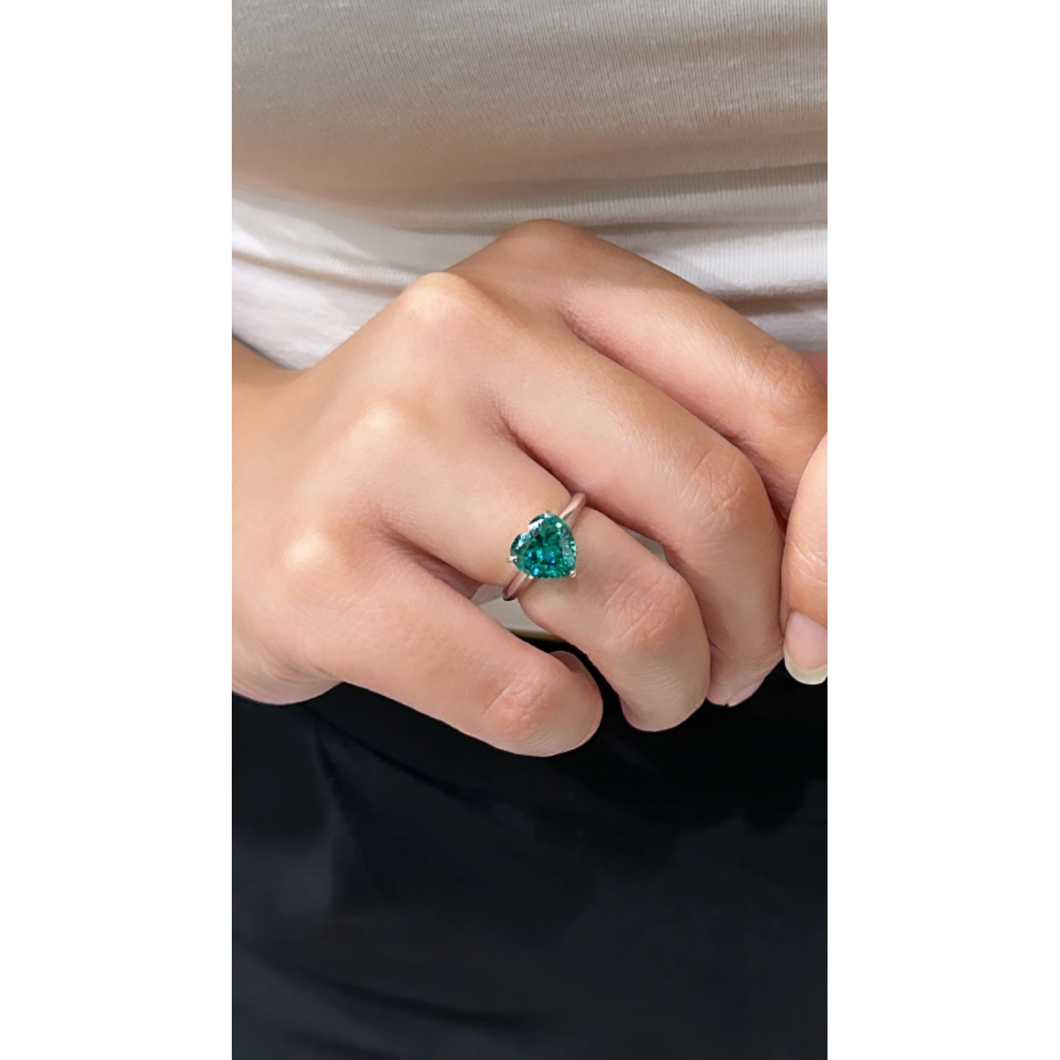 Alex Mint Kalp Yüzük