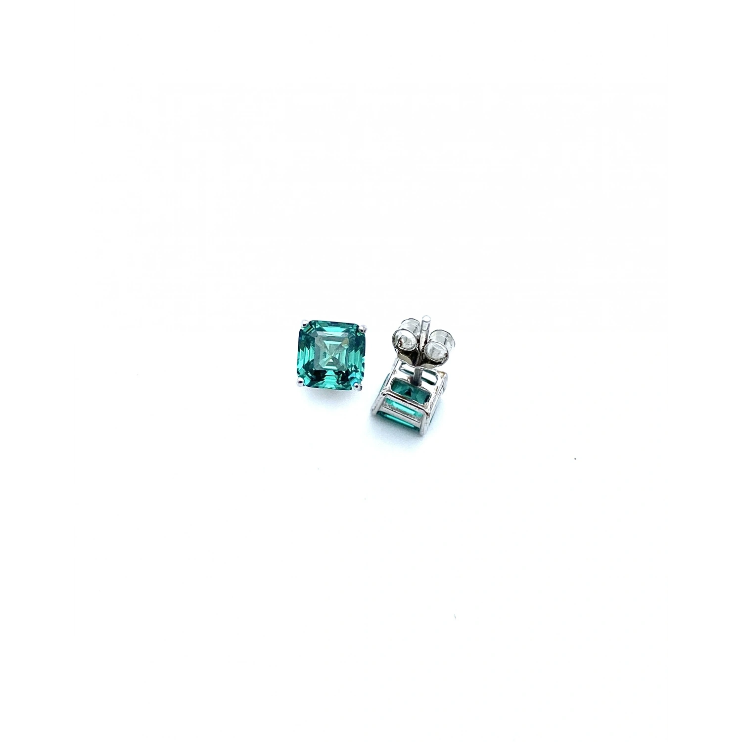 Alex Mint Mini Prenses Tektaş Küpe