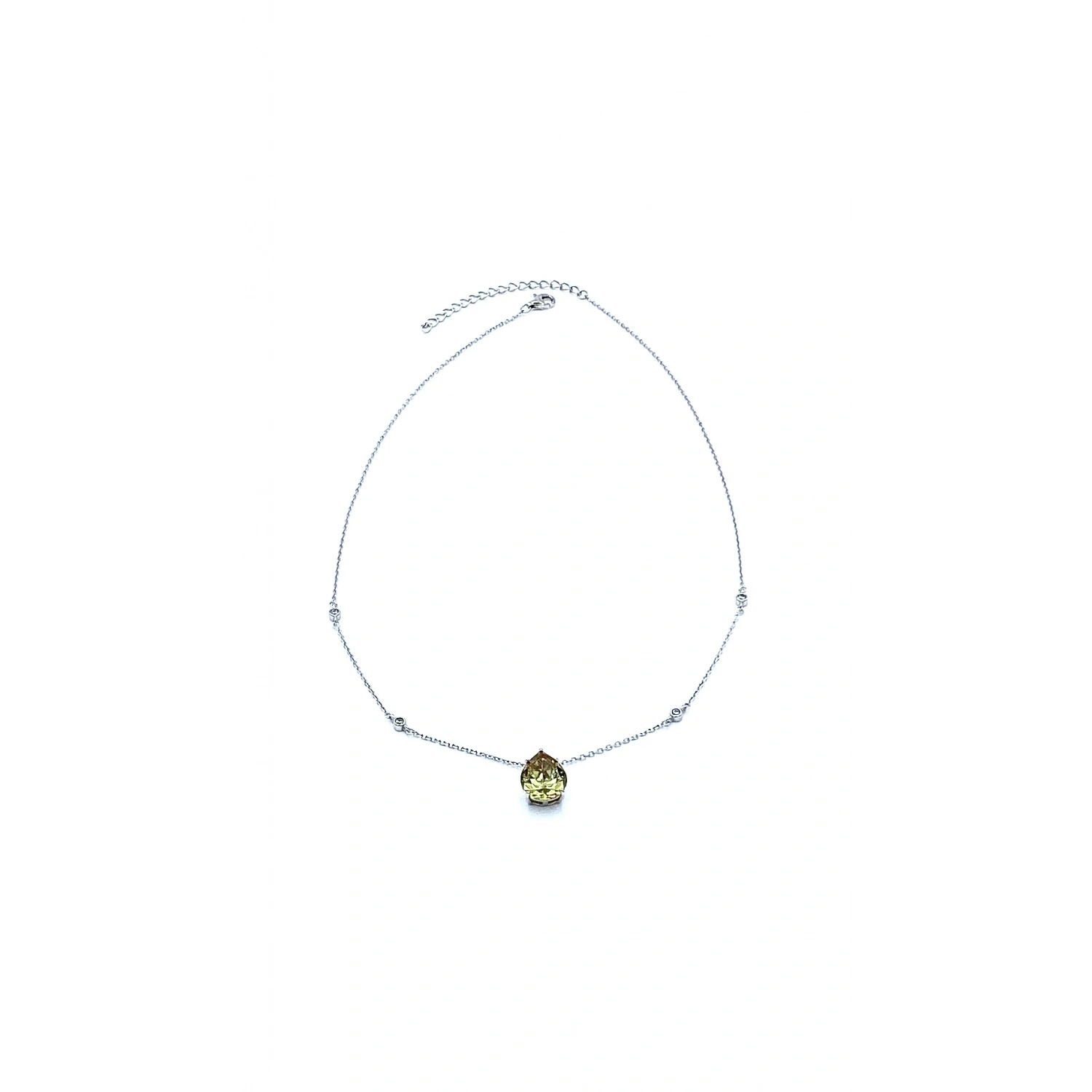 Alex Yağ Yeşili Damla Kolye