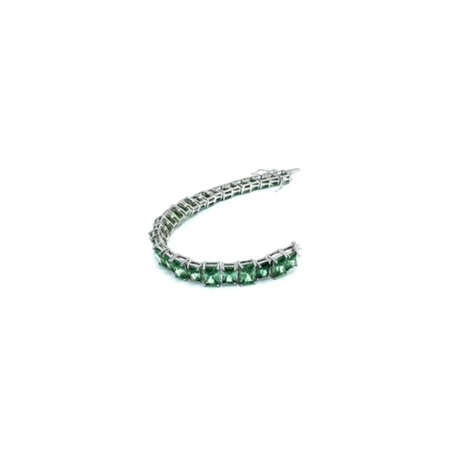 Alex Zümrüt Ddörtgen Suyolu Bileklik