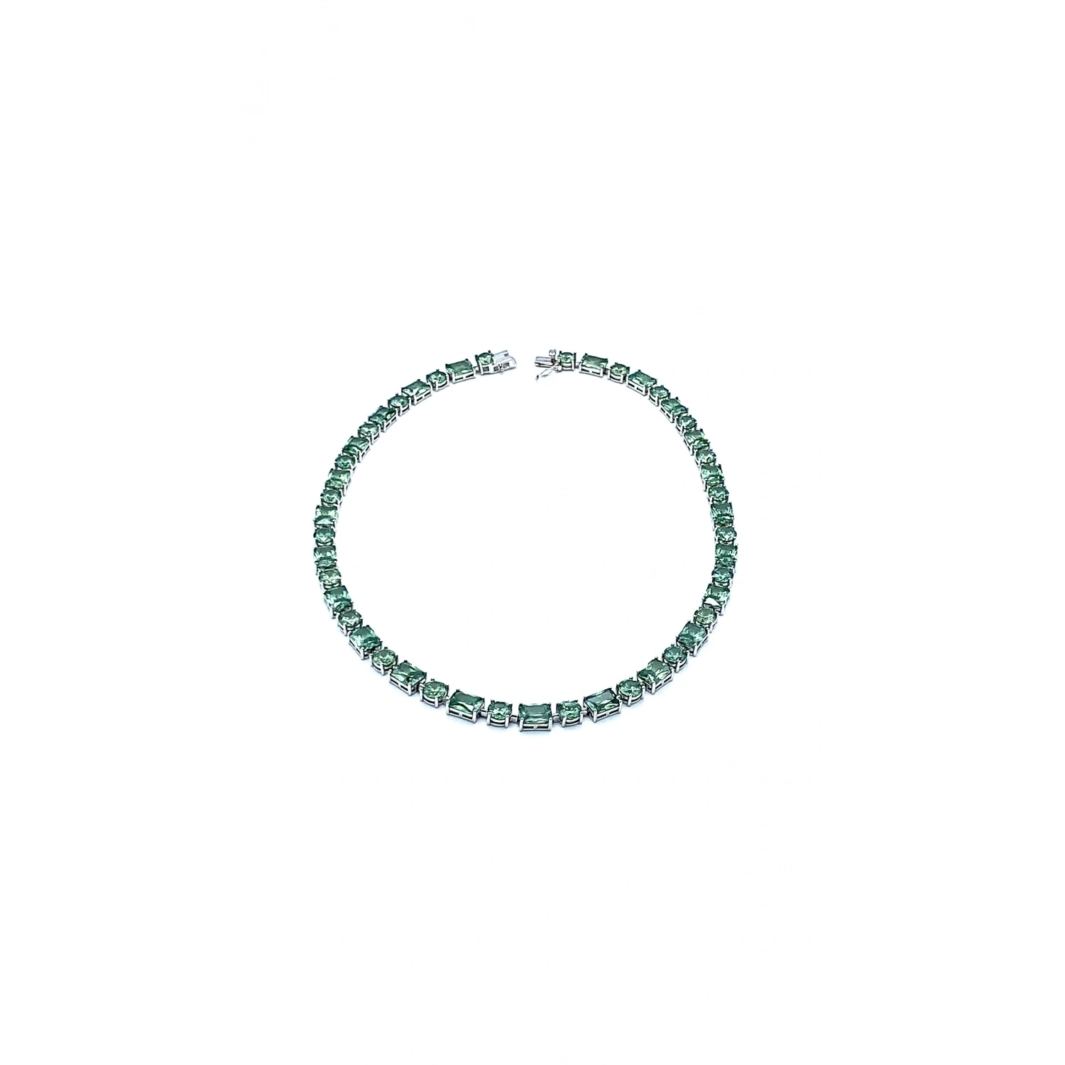 Alex Zümrüt Ddörtgen Suyolu Kolye