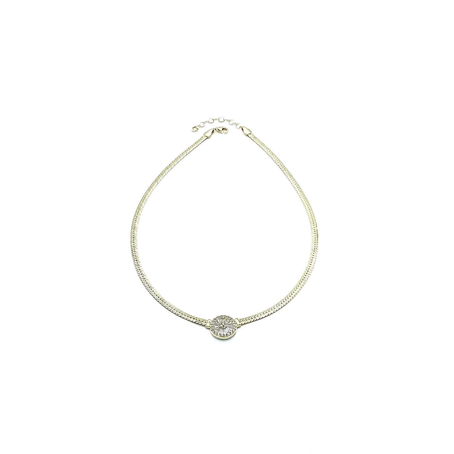 Altın Montür Bagetli Kolye