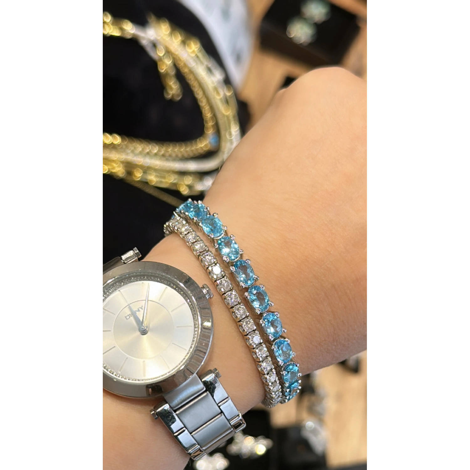 Aquamarin Suyolu Bileklik