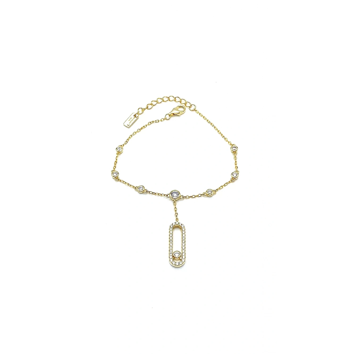 Ara Taşlı Messi Sallantılı Bileklik