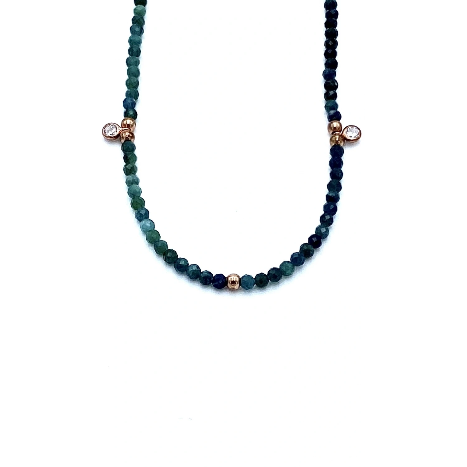 Aventurin Gömme Taş Sallantılı 2 Sıra Bileklik