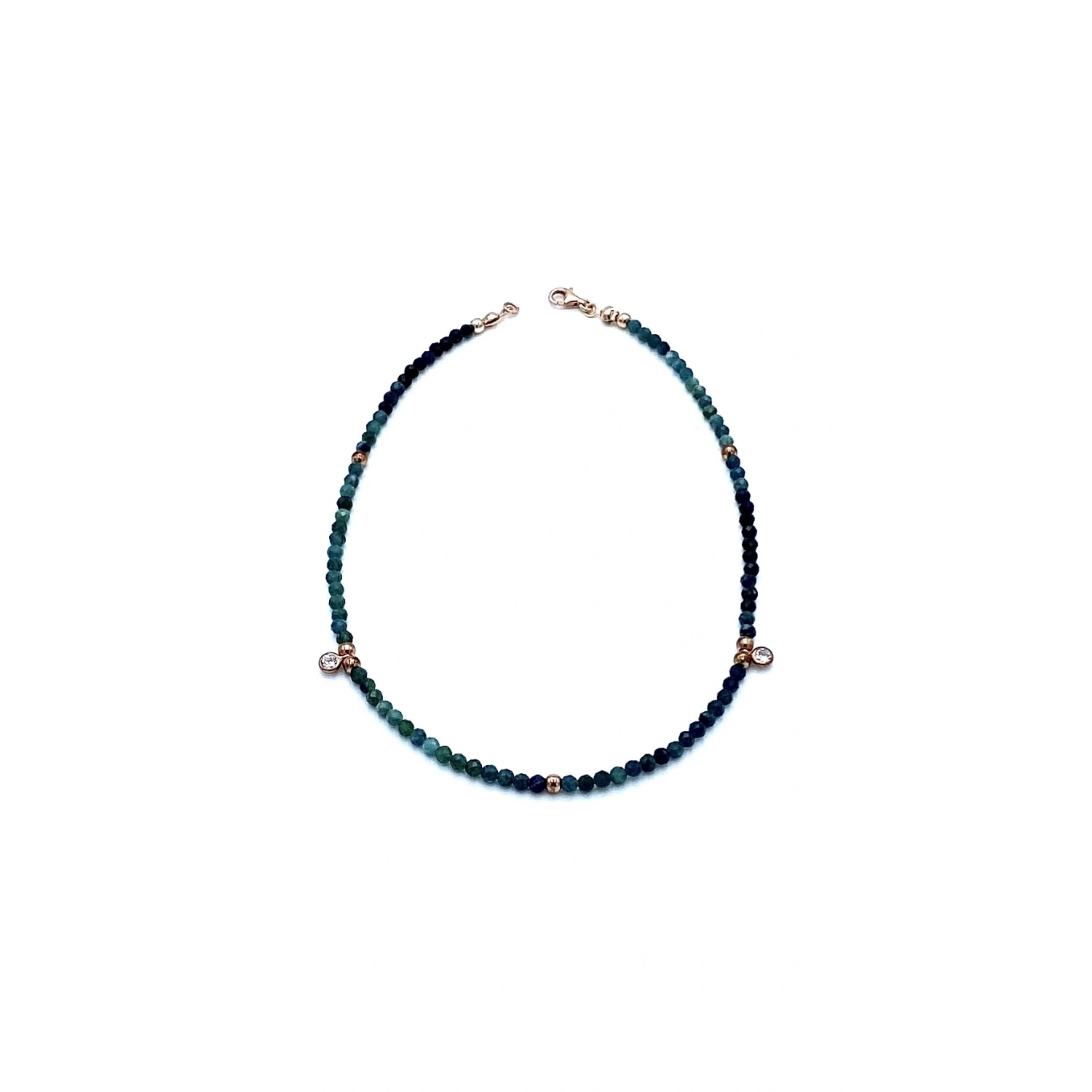 Aventurin Gömme Taş Sallantılı 2 Sıra Bileklik